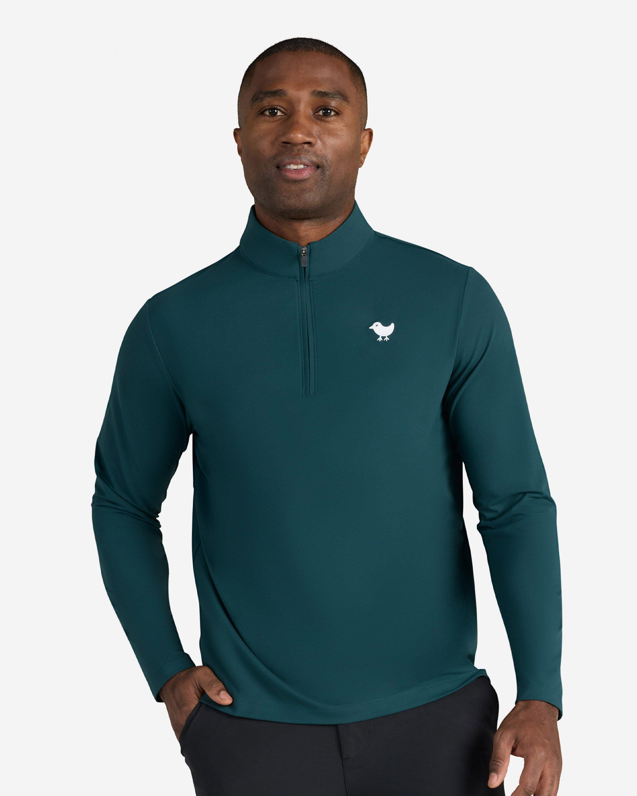 Men's Pine 1/4 Zip Sweater