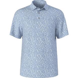 Men's Micro Geo Print Short Sleeve Polo PGA TOUR