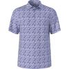 Men's Botanical Print Short Sleeve Polo