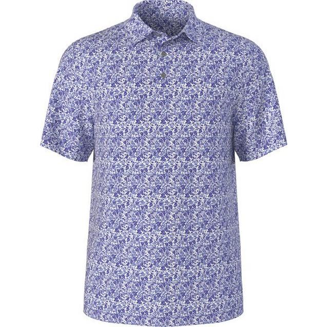 Men's Botanical Print Short Sleeve Polo PGA TOUR