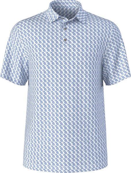 Men's Pineapple Conversational Short Sleeve Polo