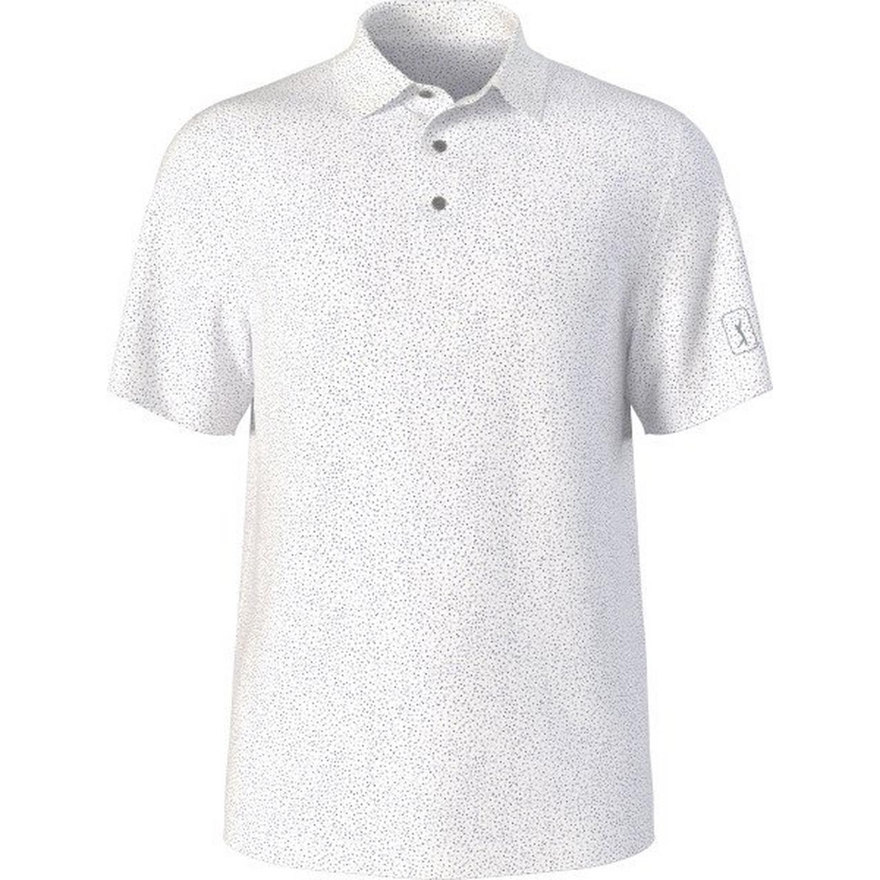 Men's Confetti Print Short Sleeve Polo