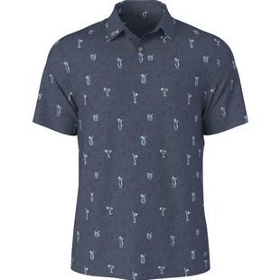 Men's Drink Conversational Print Short Sleeve Polo PGA TOUR