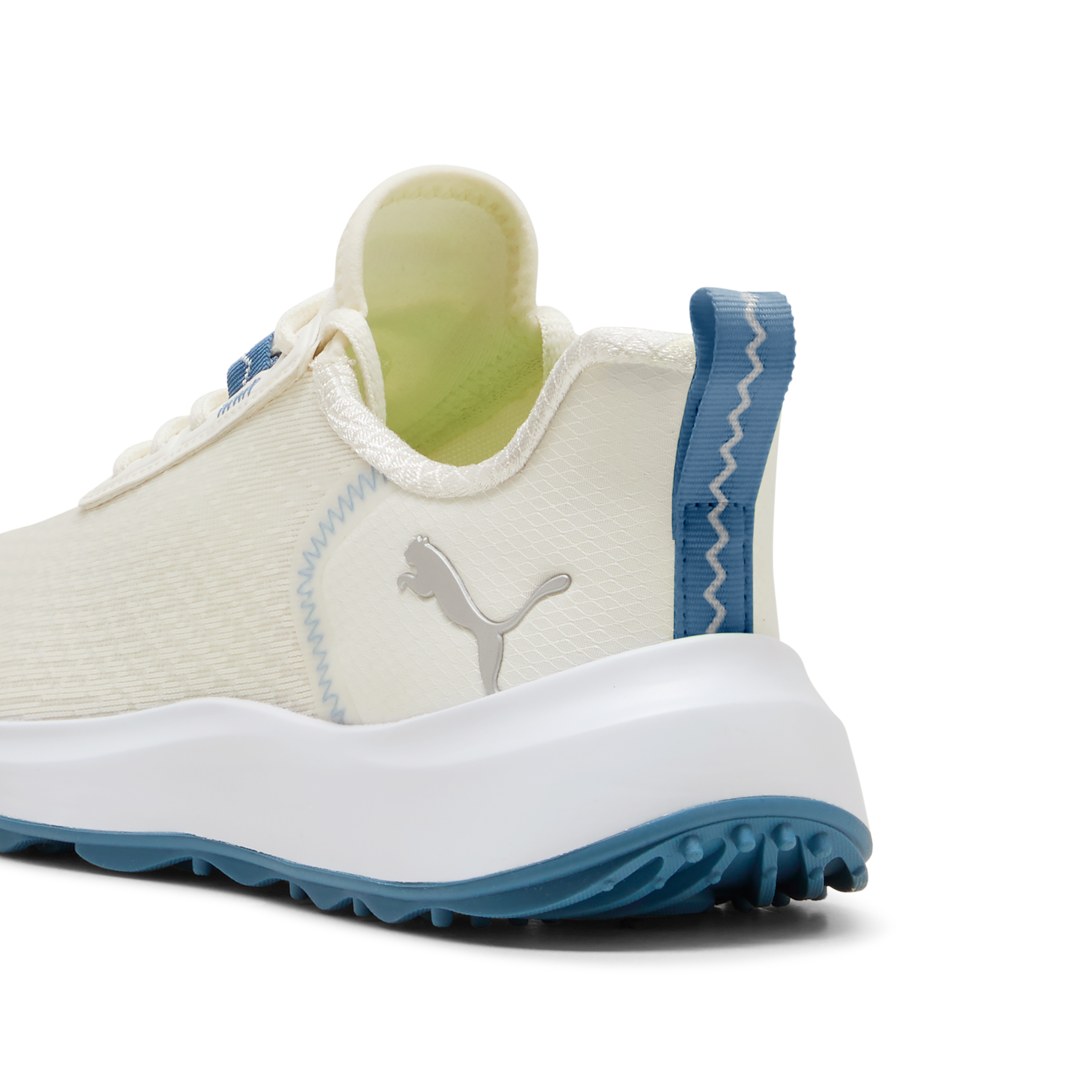 Women's Fusion Crush Sport Spikeless Golf Shoe - Off-White/Blue