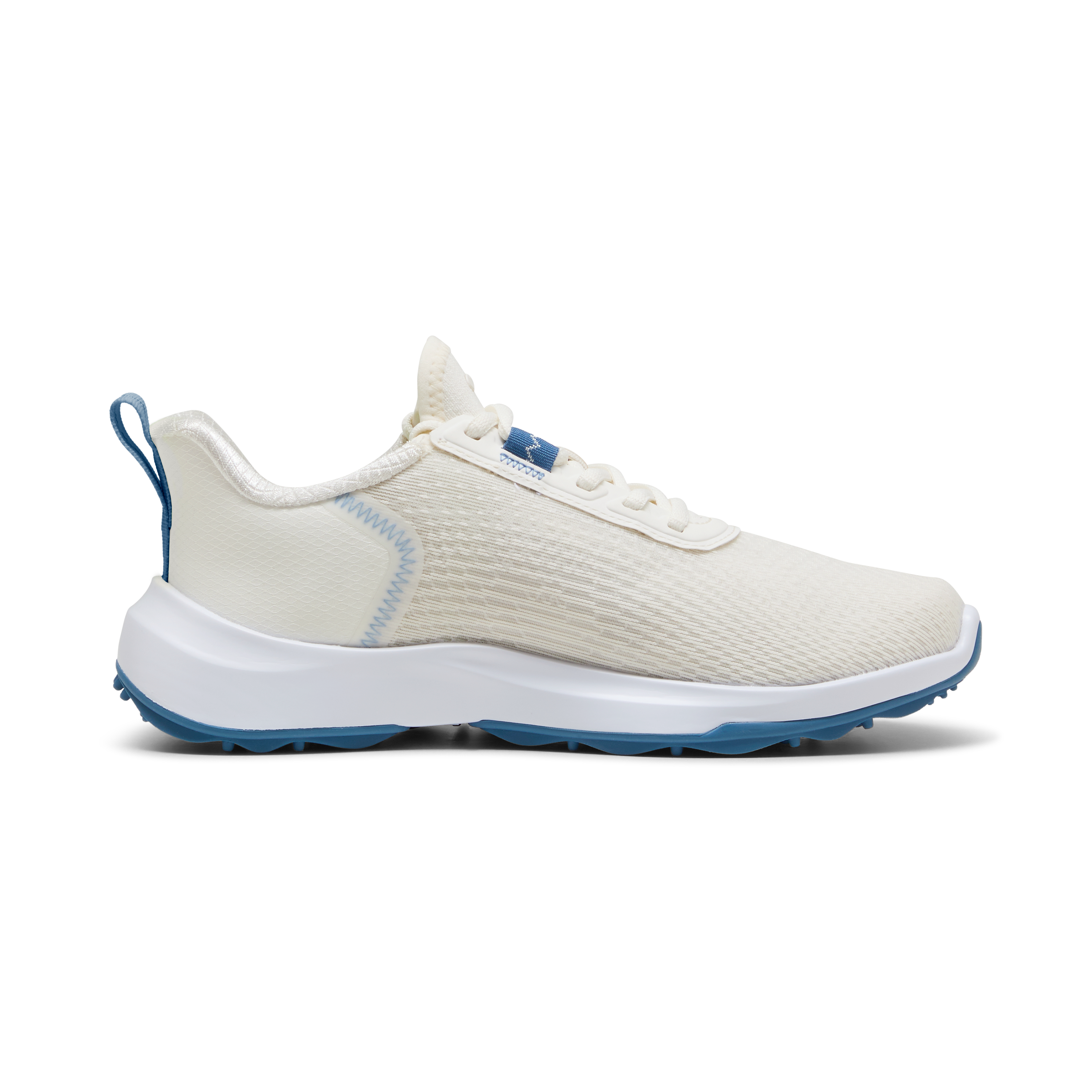 Women's Fusion Crush Sport Spikeless Golf Shoe - Off-White/Blue