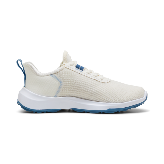 Women's Fusion Crush Sport Spikeless Golf Shoe - Off-White/Blue