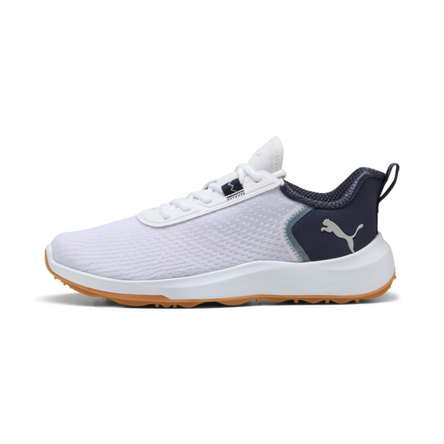 Men's Fusion Crush Sport Spikeless Golf Shoe - White/Navy PUMA