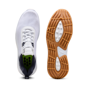 Men's Fusion Crush Sport Spikeless Golf Shoe - White/Navy PUMA