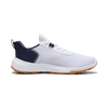 Men's Fusion Crush Sport Spikeless Golf Shoe - White/Navy
