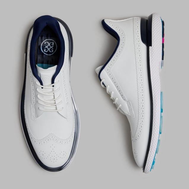 Men's Gallivan2r Longwing Spikeless Golf Shoe - White/Navy | G