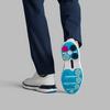 Men's Gallivan2r Longwing Spikeless Golf Shoe - White/Navy