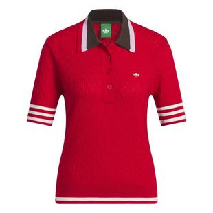 Women's Originals Knit Short Sleeve Polo ADIDAS
