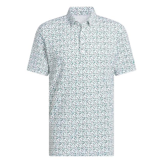 Men's Ultimate365 Micro Argyle Short Sleeve Polo ADIDAS