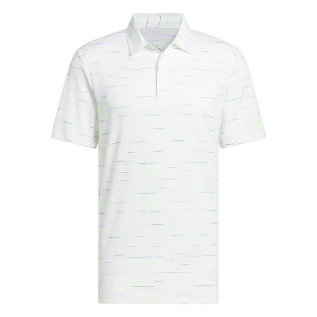 Men's Ultimate365 Mesh Glimmer Print Short Sleeve Polo ADIDAS