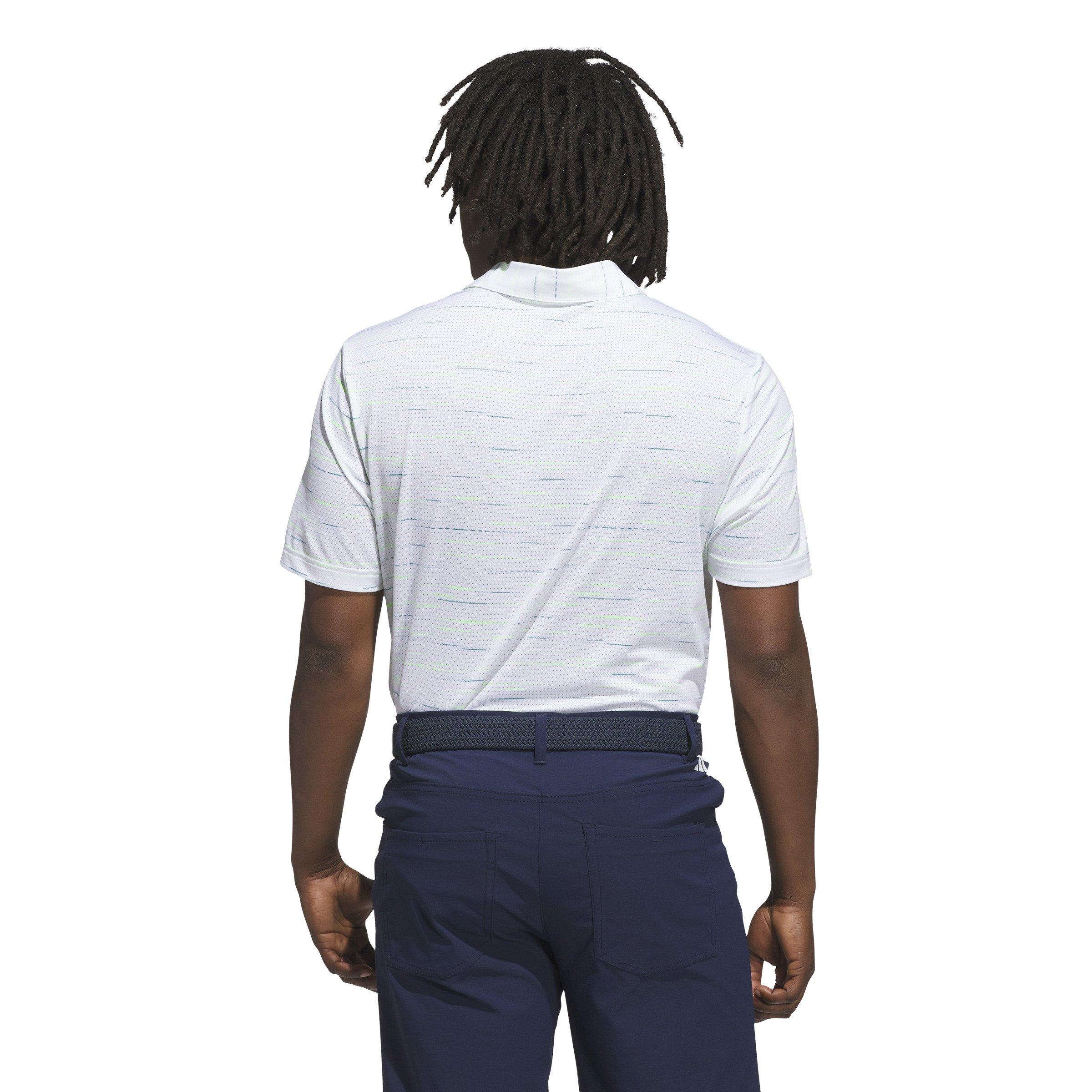 Men's Ultimate365 Mesh Glimmer Print Short Sleeve Polo