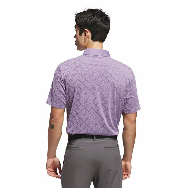 イズディスユアトト Men's Ultimate365 Jacquard Short Sleeve Polo | ADIDAS | Shirts