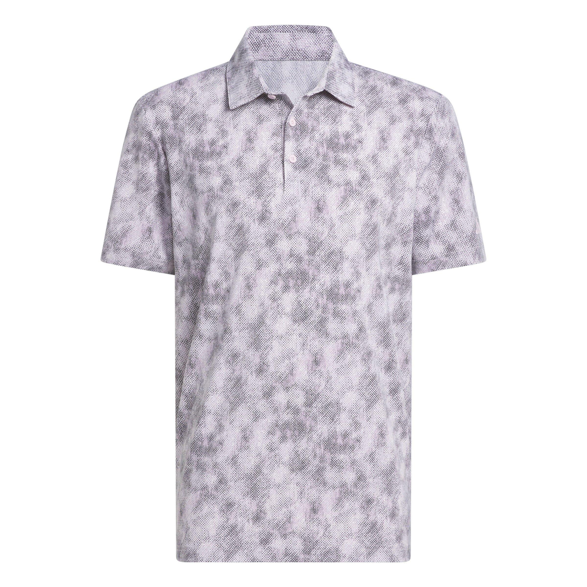 Men's Ultimate365 Textured Print Short Sleeve Polo