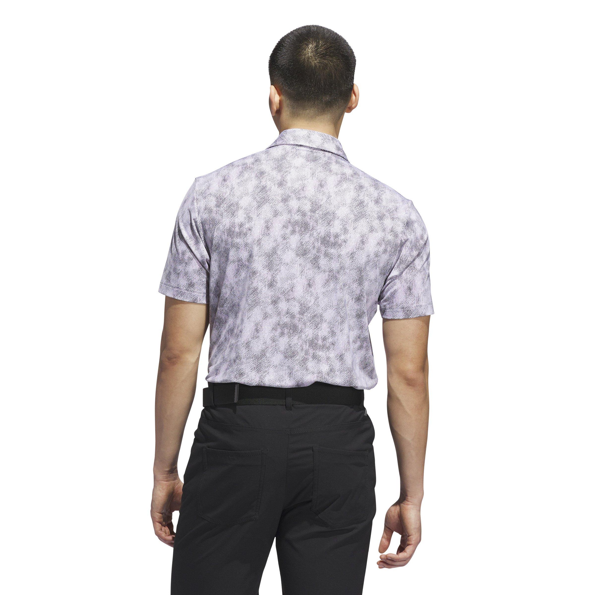 Men's Ultimate365 Textured Print Short Sleeve Polo