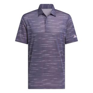 Men's Ultimate365 Mesh Print Short Sleeve Polo ADIDAS