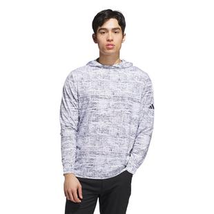 Chandail &agrave; capuchon l&eacute;ger Performance &agrave; motif pour hommes ADIDAS