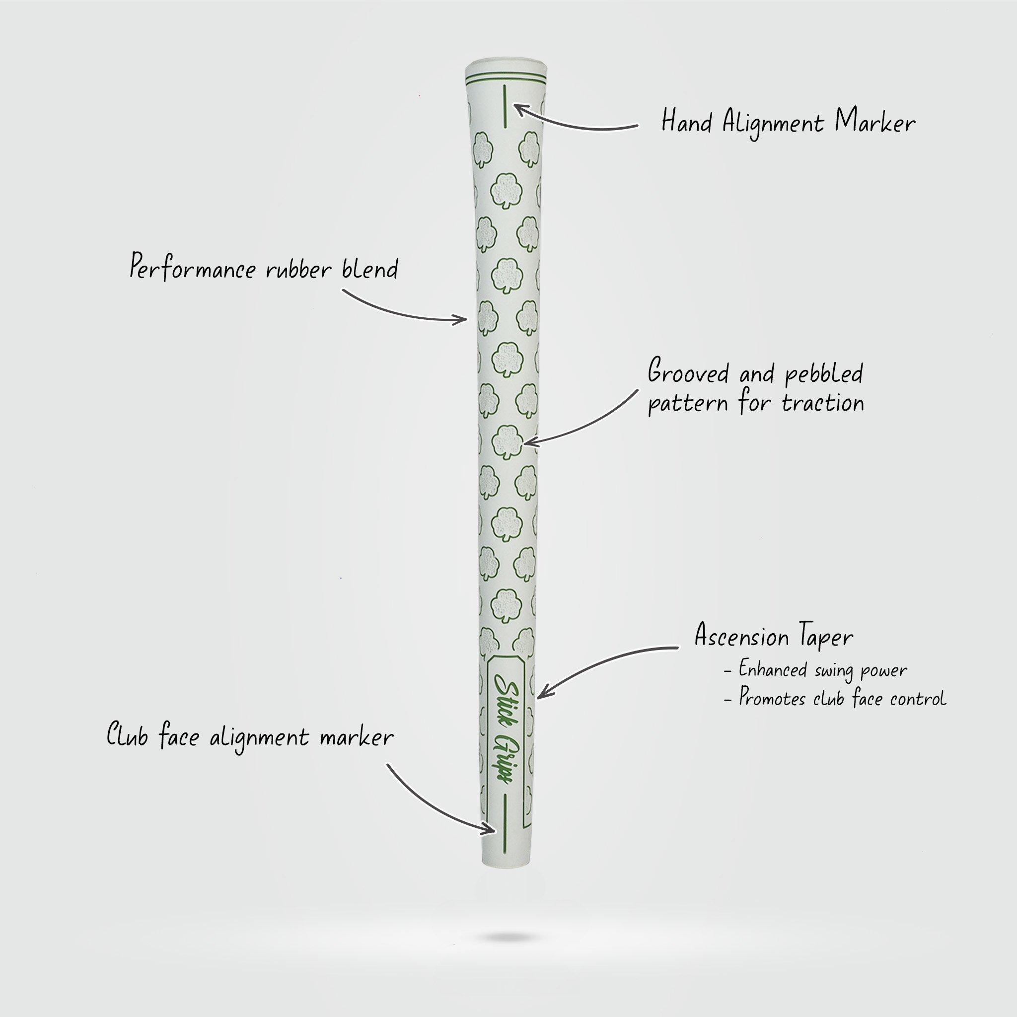 Lad Shamrock White Standard Grip