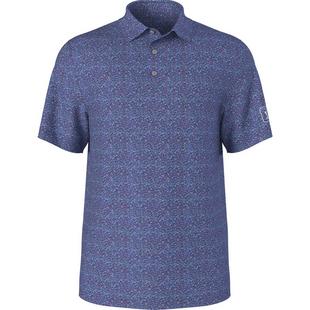 Men's All Over Micro Floral Short Sleeve Polo PGA TOUR