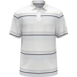 Men's All Over Energize Geo Stripe Short Sleeve Polo PGA TOUR