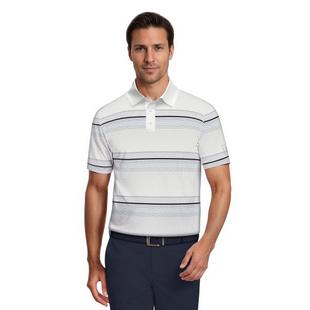 Men's All Over Energize Geo Stripe Short Sleeve Polo PGA TOUR