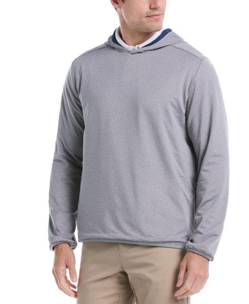 Men's Woven and Knit Reversible Hoodie