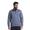 BLUE | Men's Mini Argyle Quilted Knit 1/4 Zip Sweater