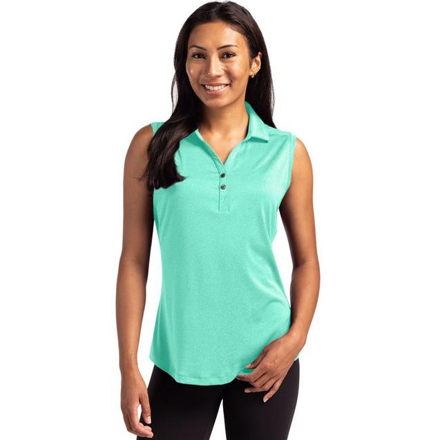 Women's Forge Eco Stretch Sleeveless Polo CUTTER & BUCK