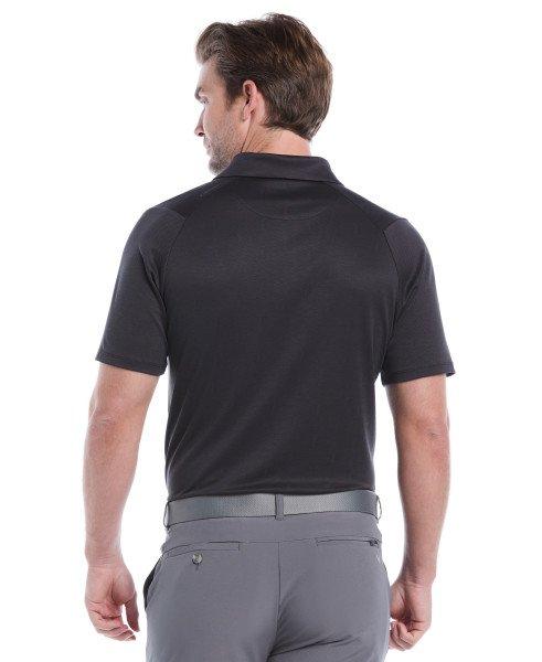 Men's Chev Twill Jacquard Short Sleeve Polo