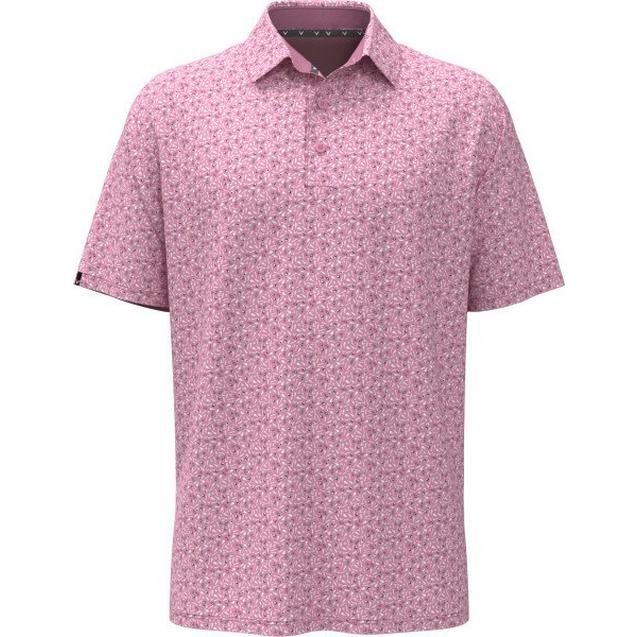 Men's Novelty Confetti Print Short Sleeve Polo CALLAWAY