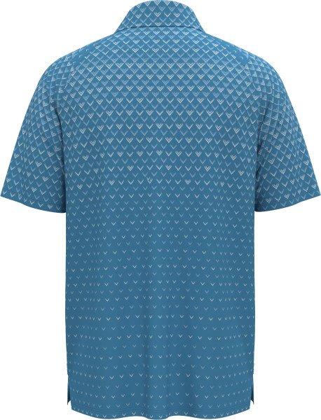 Men's ENG Chev Ombre Print Short Sleeve Polo