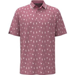 Men's Geo Cocktail Print Short Sleeve Polo CALLAWAY