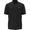 BLACK | Men's Prospin Gingham Print Short Sleeve Polo