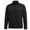 BLACK | Men's Textured 1/4 Zip Covered Placket Longsleeve Sweater