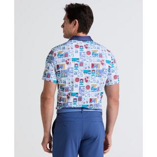 Men's Petes Stamp Roadmap Short Sleeve Polo ORIGINAL PENGUIN GOLF