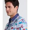 Men's Petes Stamp Roadmap Short Sleeve Polo