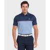 Men's Engineered P Color Block Print Short Sleeve Polo