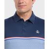 Men's Engineered P Color Block Print Short Sleeve Polo