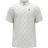 Men's 19th Hole Sake-Tini Novelty Print Short Sleeve Polo