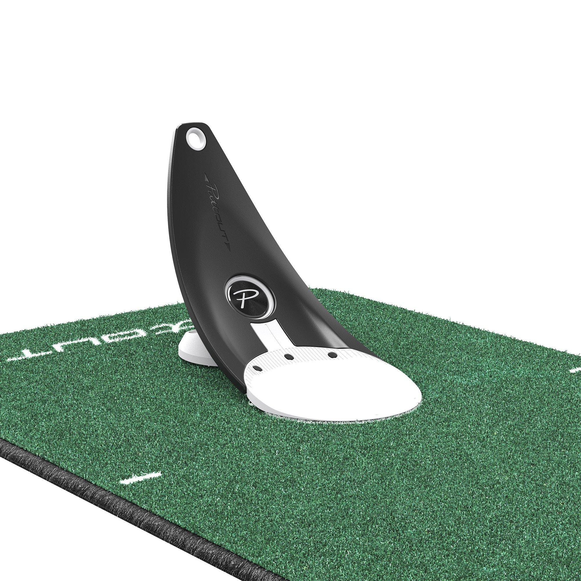 10FT Putting Mat with Pressure Putt Trainer