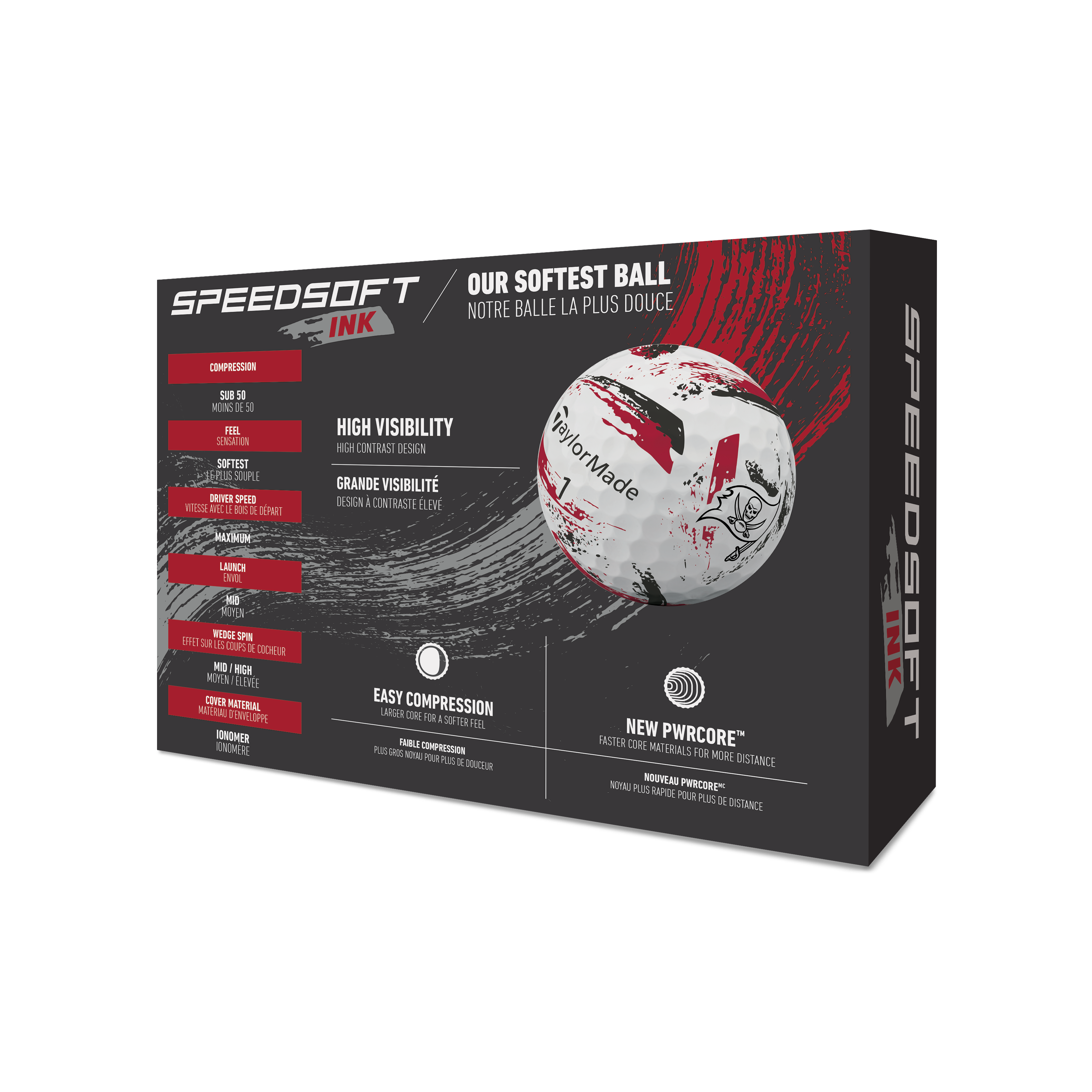 SpeedSoft Golf Balls - NFL Ink