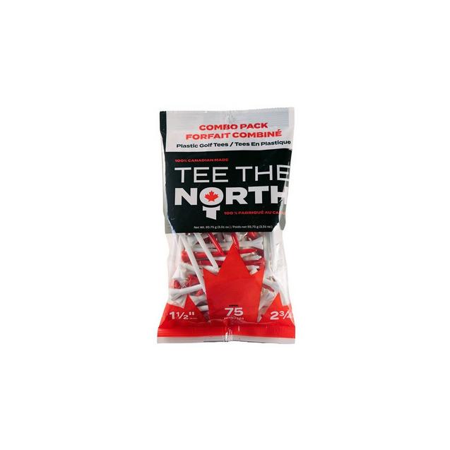 Ensemble Combo de tés 1 1/2 po et 2 3/4 po - Paquet de 75 TEE THE NORTH