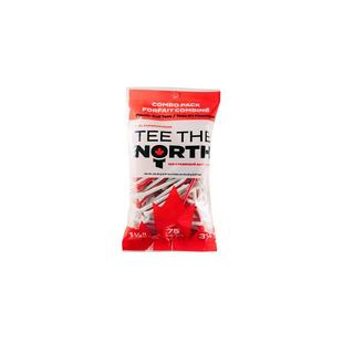 Ensemble Combo de t&eacute;s 1 1/2 po et 3 1/4 po - Paquet de 75 TEE THE NORTH
