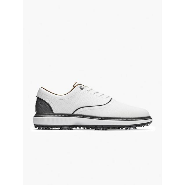 Men's Pioneer Cypress Spiked Golf Shoe - White/Grey SUN DAY RED