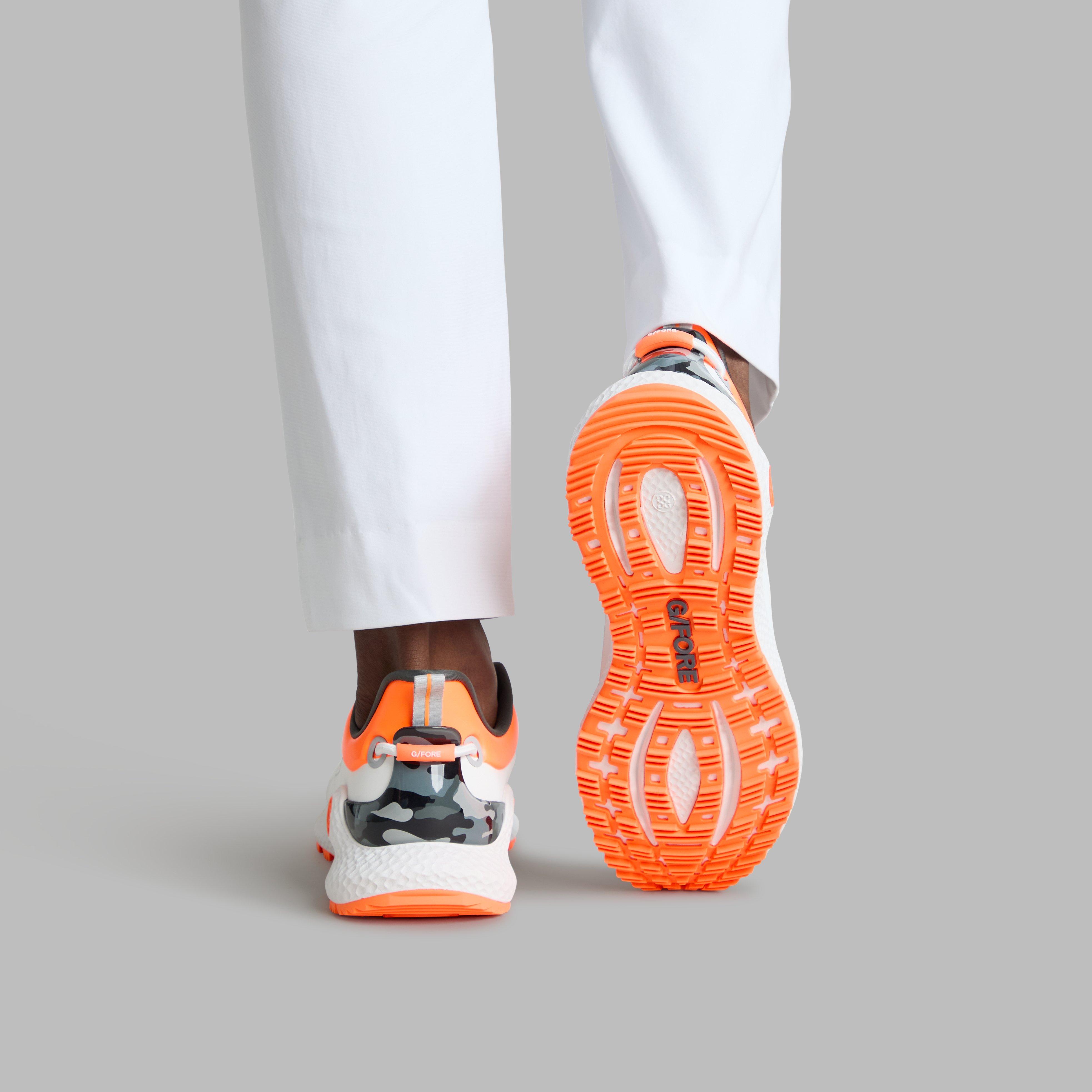 Men's MG4+ O2 Spikeless Golf Shoe - White/Orange