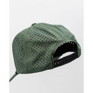 Men's Perforated Rope Cap - Olive PINS & ACES