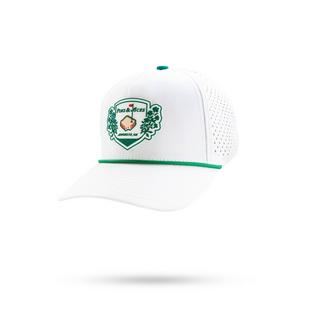 Men's Pimento Crest Perforated Rope Cap - White PINS & ACES